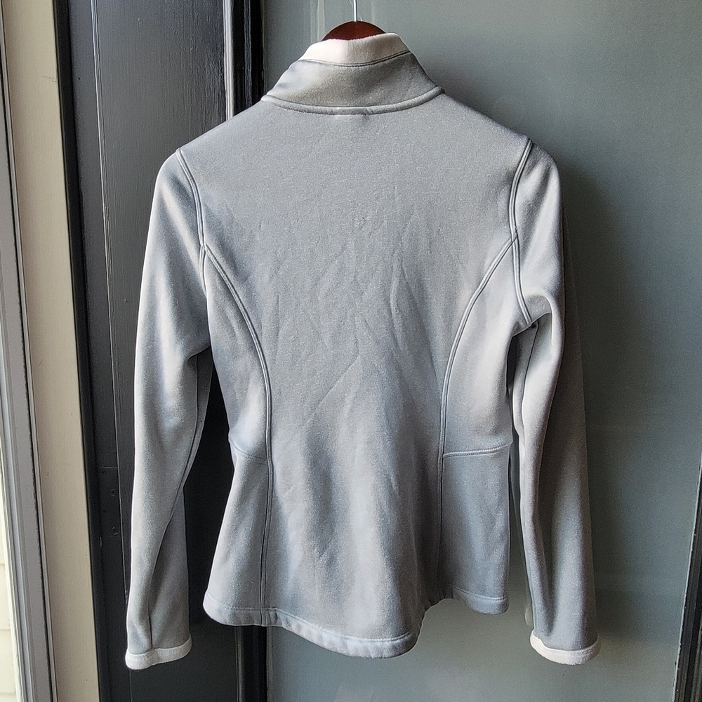 The North Face Jacket Womens SP Gray Full Zip Stretch Fleece Outdoors Warm - Picture 2 of 11